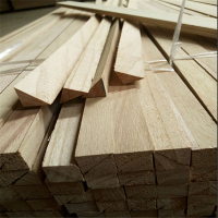 Paulownia triangle shape wood strips for Construction use